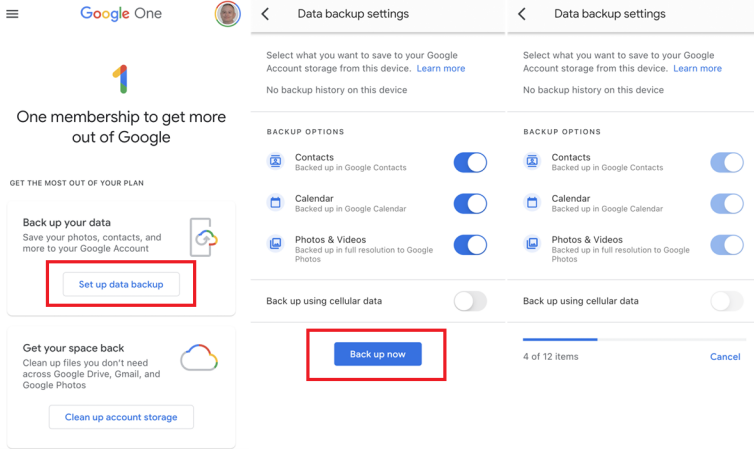 Cara Backup Data iPhone Dengan Google One